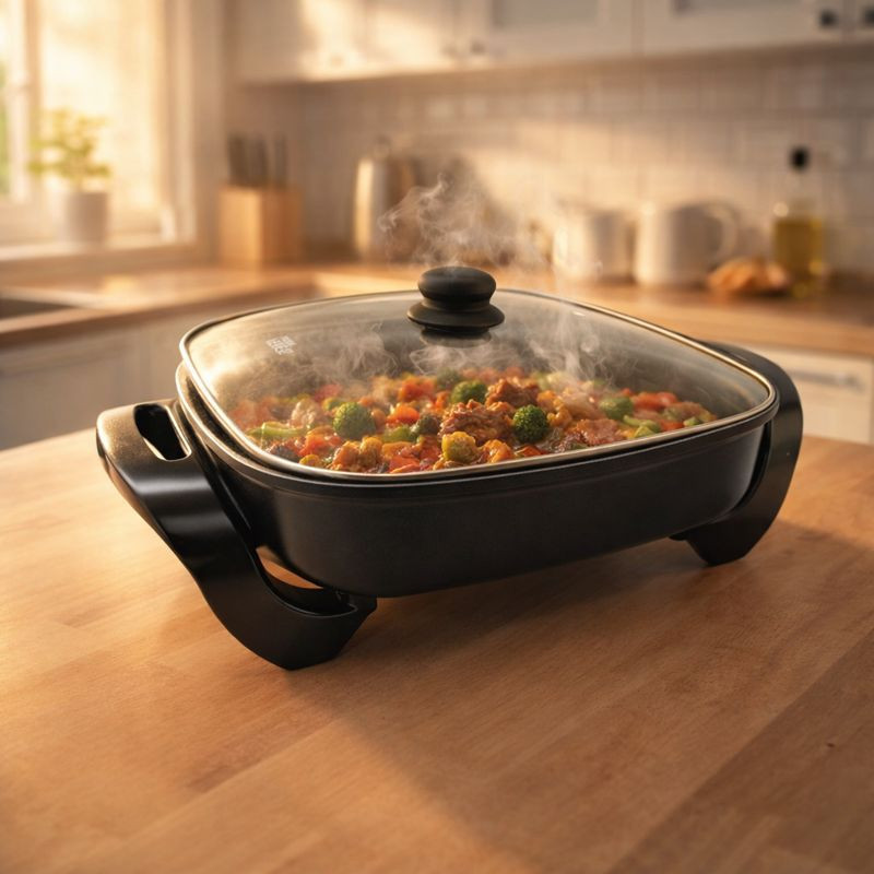 Sartén Eléctrico Premium | Práctico y multifuncional